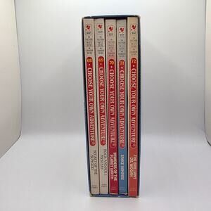 IN BOX vintage Choose Your Own Adventure 5 count books 68,69,70,71,72